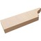 Ekena Millwork 2in. W x 6in. H x 20in. L Pescadero Woodgrain TimberThane Rafter Tail, Primed Tan RFTUR02X06X20PECRCPR - alternate 2
